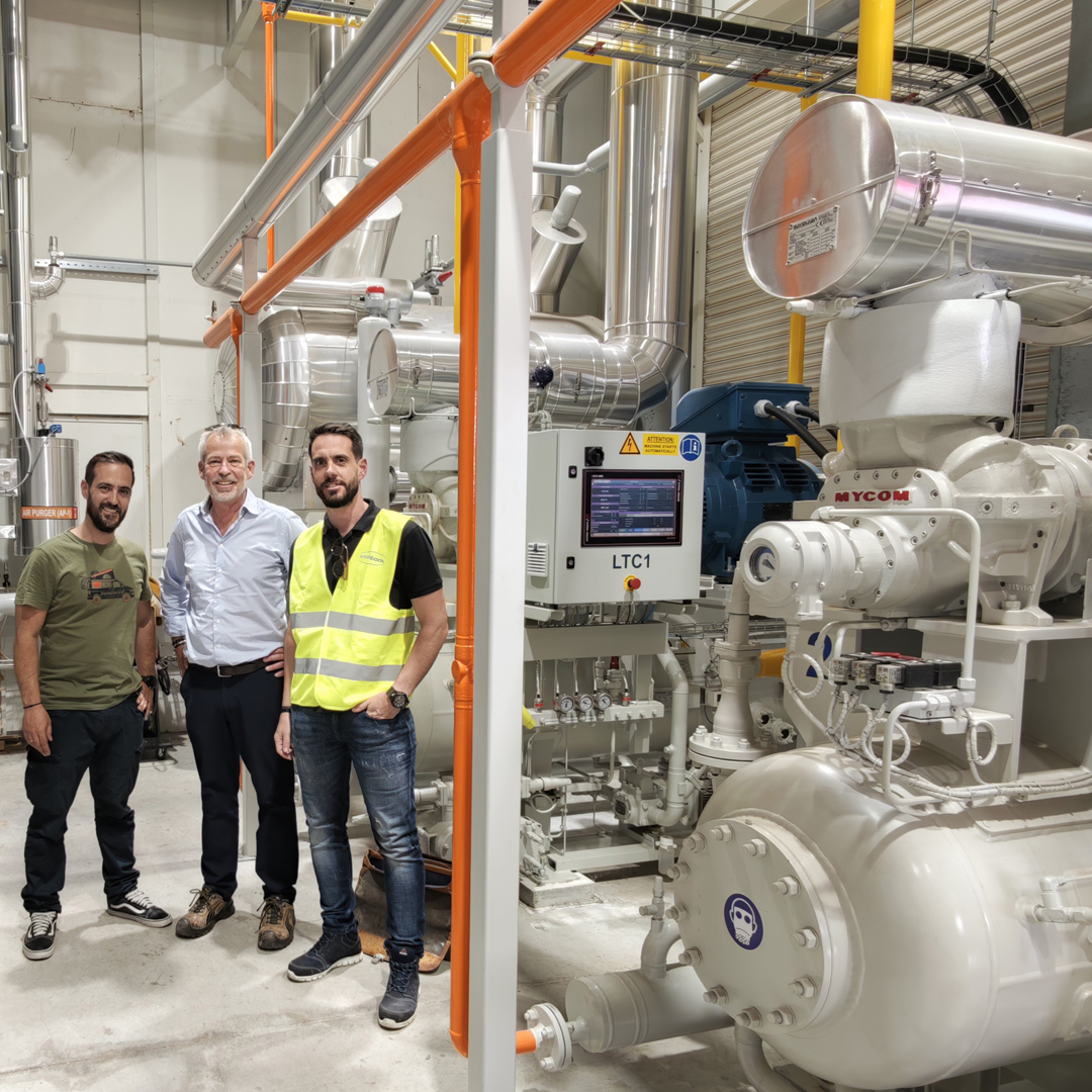 Christian Møller from Geopal visits Ergocool in Greece