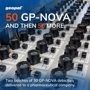 50 GP-NOVA gas detectors to a pharmaceutical company